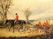 unknow artist Classical hunting fox, Equestrian and Beautiful Horses, 237. oil on canvas